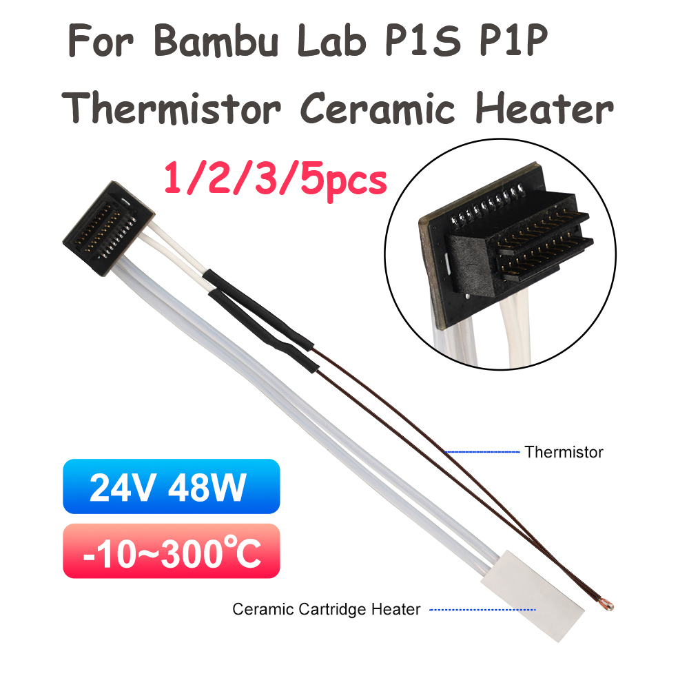 Ceramic Heat Emitter - Für Bambu Lab P1P Heizrohr Keramikpatrone