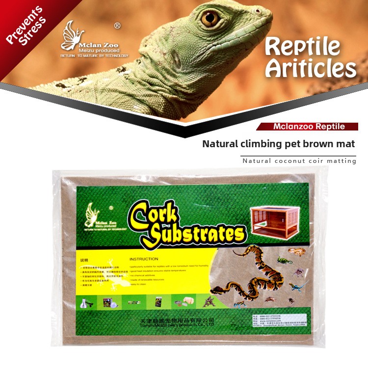 Substrate Coconut Fiber - MCLANZOO Reptilien-Kokosfaser-Matte, staubfrei, natürliches Substrat für