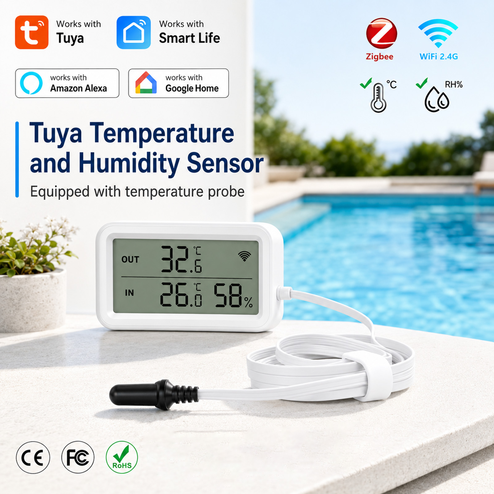 Externer Wasserdichter Tempera – Digital Hygrometer Probe Bewertung und Preis