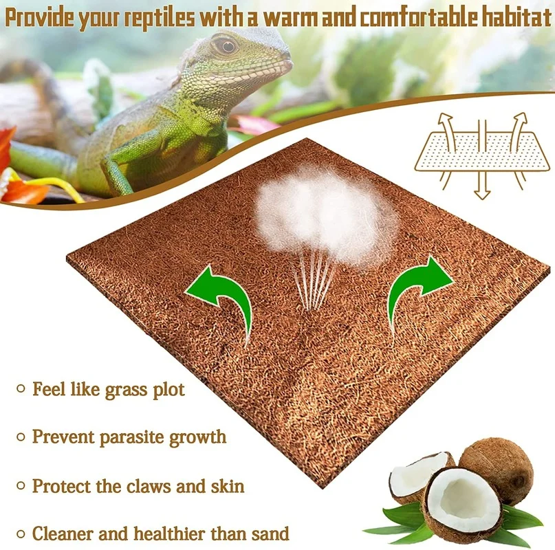 Reptilienteppich, natürliche K – Substrate Coconut Fiber Bewertung und Preis
