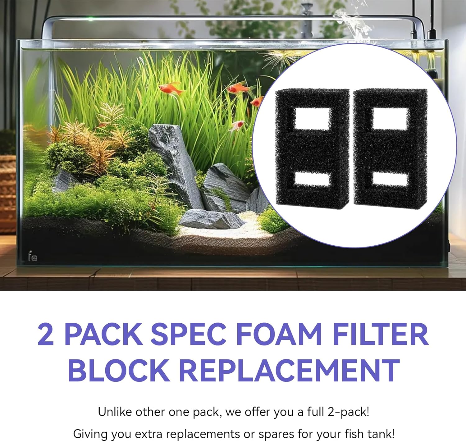 Kompatibler Schaumfilterblock  – Fluval Aquarium Spec Bewertung und Preis
